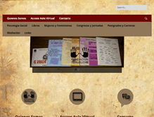 Tablet Screenshot of fundaciontehuelche.com.ar